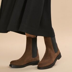 Jenni Kayne Suede Alden Boot Ankle Suede Leather Chelsea Boot Size EU 39